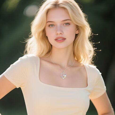 KQF Elephant/Koala/Dog/Duck/Dancer/Dragonfly Necklace for Women Sterling Silver Elephant/Koala Jewelry Pendant Necklace Animal Heart Gifts for Women in Kuwait