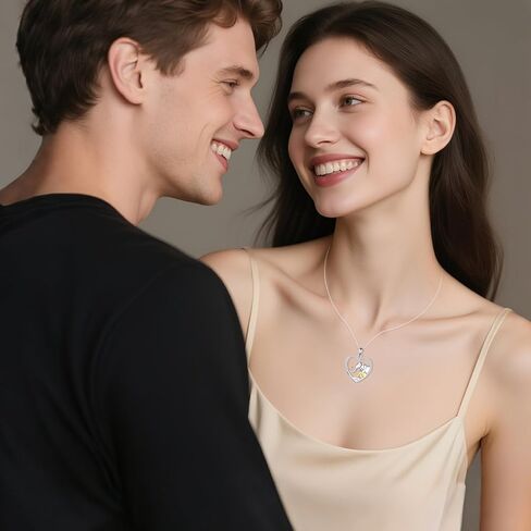 KQF Elephant/Koala/Dog/Duck/Dancer/Dragonfly Necklace for Women Sterling Silver Elephant/Koala Jewelry Pendant Necklace Animal Heart Gifts for Women in Kuwait