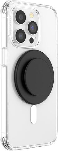 PopSockets Plant-Based Round Phone Grip Compatible with MagSafe, Adapter Ring Included, Phone Holder, Eco-Friendly, Wireless Charging Compatible - Clear in Saudi Arabia