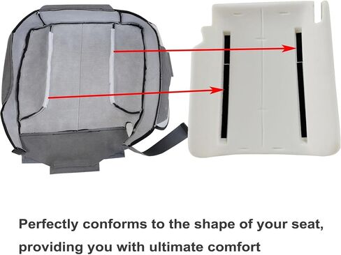 GXARTS Driver Side Seat Bottom Foam Cushion Pad Replacement 5140697AA Compatible with Dodge Ram 1500 2500 3500 2002 2003 2004 2005 in Saudi Arabia