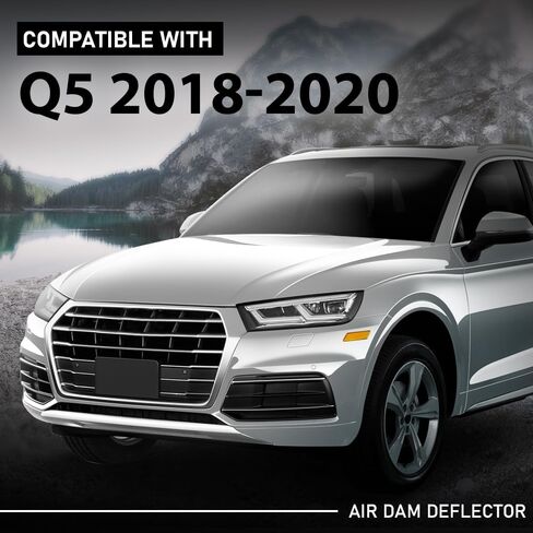 Grand Orange Air Dam Deflector Lower Valance Apron Front Front مع Audi Q5 (عارضة الأزياء: Komfort ، Premium ، Premium Plus ، Prestige ، Progressiv ، Technik) 2018-2020 80a807531tb2 ، Au1095109 in Kuwait