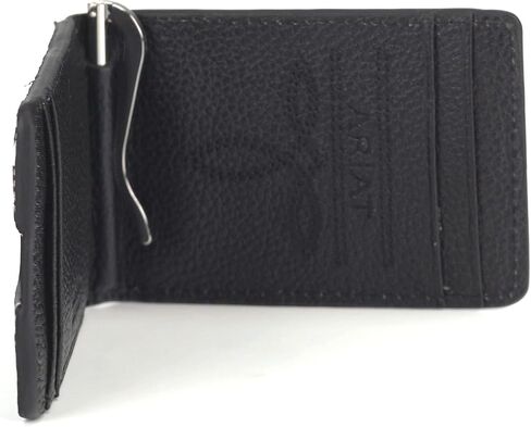 ARIAT Money Clip Diamond Lace Southwest Fabric Wallet, Black in Saudi Arabia