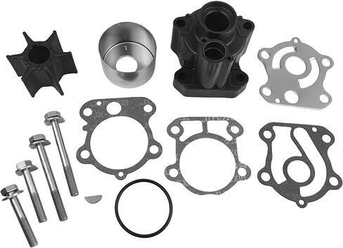 67F-W0078-00-00 Water Pump Impeller Repair Kit With Housing for Yamaha Outboard 75 80 90 100 HP F75 F80 F90 F100 4 Stroke Boat Motor Engine Parts Sierra Marine 18-3409 18-3451 in Saudi Arabia