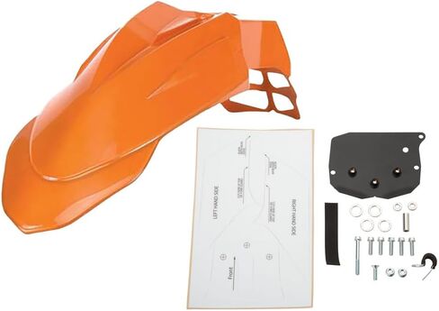 Tusk High Fender Kit Orange Compatible with KTM 390 Adventure SW 2023-2024/390 Adventure 2020-2022 in Saudi Arabia