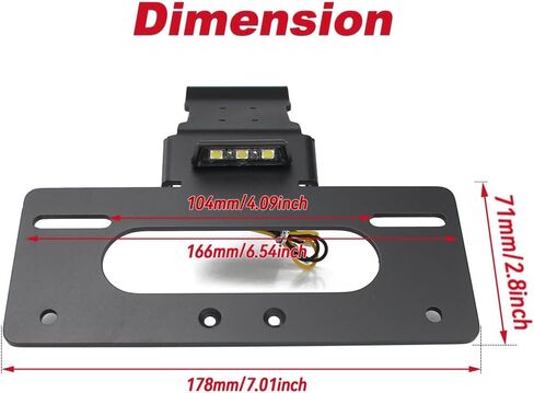 إخراج Xitomer Fender Fit لـ Dax125 Dax 125 2022 2023 2024 2025 Tail Tidy Motorcycle Lucker Bracket ، مع ضوء لوحة الترخيص in Saudi Arabia
