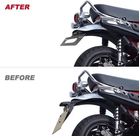 إخراج Xitomer Fender Fit لـ Dax125 Dax 125 2022 2023 2024 2025 Tail Tidy Motorcycle Lucker Bracket ، مع ضوء لوحة الترخيص in Saudi Arabia
