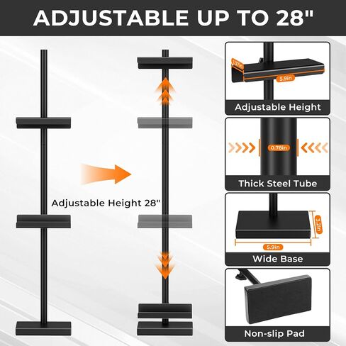 Tabletop Picture Frame Stand, Adjustable for Frames Up to 28" H, Adjustable Tabletop Easel Stand, Metal Frame Holder Stands Steel Standing Easel Table Display Stands for Picture Frame, Artwork, Canvas in Saudi Arabia