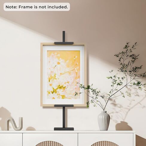Tabletop Picture Frame Stand, Adjustable for Frames Up to 28" H, Adjustable Tabletop Easel Stand, Metal Frame Holder Stands Steel Standing Easel Table Display Stands for Picture Frame, Artwork, Canvas in Saudi Arabia