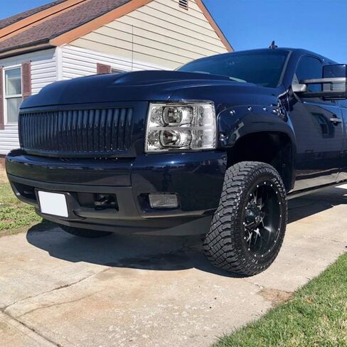 CHEDA LED DRL STRIP Headlights Compatible with 2007-2013 Chevy Silverado 1500 2500 3500 & HD (Clear lens Chrome Housing Clear Reflector) Headlamp Assembly Faros Conjunto De Faros in Saudi Arabia