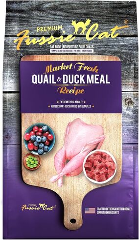 Fussie Cat Market Fresh Duck Recipe, Dry Cat Food, 10lb Bag in Kuwait