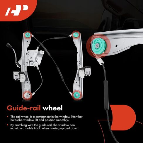 A-Premium Electric Power Window Regulator with Motor Compatible with Pontiac G6 2005-2010 Sedan Front Driver Side in Saudi Arabia