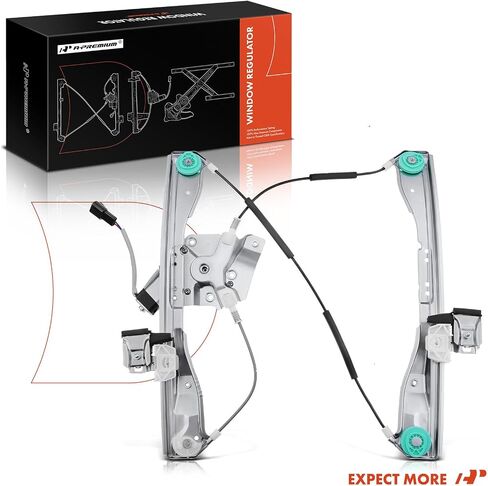 A-Premium Electric Power Window Regulator with Motor Compatible with Pontiac G6 2005-2010 Sedan Front Driver Side in Saudi Arabia