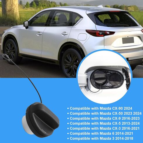 FZJDSD CAR CAR CAS CAP CAP CAP CAP CAP Filler متوافق مع MAZDA 3 6 CX-3 CX-9 CX-5 2013-2019 استبدال KD35-42-250A KD3542250A in Saudi Arabia