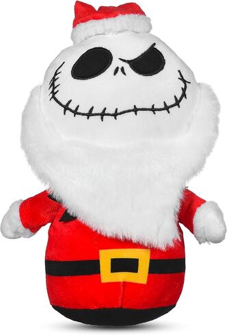 Disney for Pets Tim Burton's Nightmare Before Christmas: Jack Skellington 9" Plush Bobo Dog Toy; Bobo Style Plush Squeaker Dog Toy, Officially Licensed | Halloween Dog Toys in Kuwait
