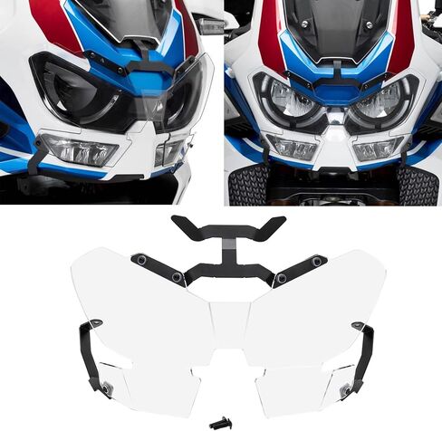 من أجل إفريقيا التوأم CRF1100L ADV/Adventure Sports 2025 2024 ملحقات جديدة للدراجة الأمامية تغطية واقية من الغطاء الشفاف (غطاء شفاف) in Kuwait