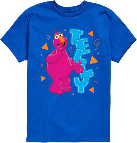 Sesame Street - Telly Monster - Toddler and Youth Short Sleeve Graphic T -Shirt in Kuwait