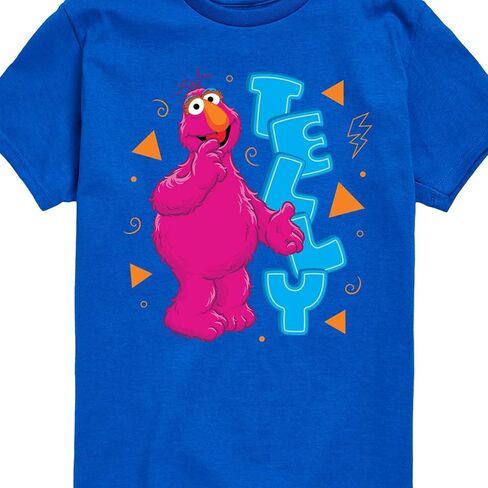 Sesame Street - Telly Monster - Toddler and Youth Short Sleeve Graphic T -Shirt in Kuwait
