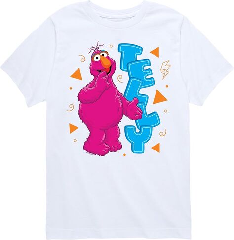 Sesame Street - Telly Monster - Toddler and Youth Short Sleeve Graphic T -Shirt in Saudi Arabia