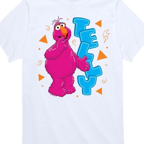 Sesame Street - Telly Monster - Toddler and Youth Short Sleeve Graphic T -Shirt in Saudi Arabia