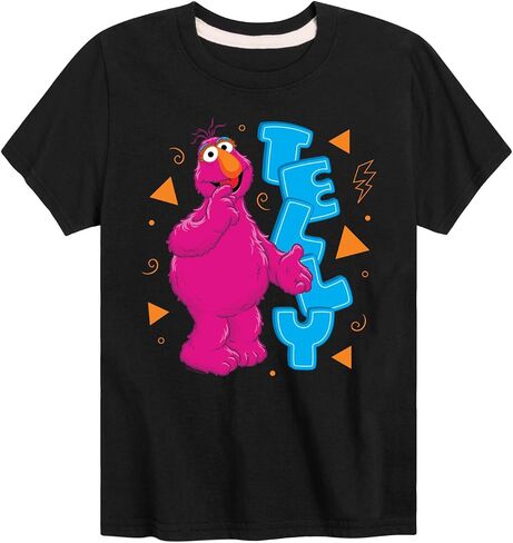 Sesame Street - Telly Monster - Toddler and Youth Short Sleeve Graphic T -Shirt in Kuwait