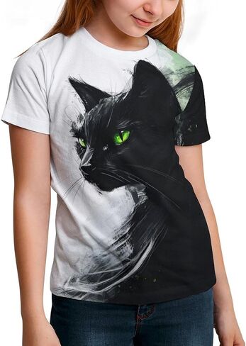 Boys Girls Novelty T-Shirts 3D Graphic Print Shirts Kids Cool Short Sleeve Tees in Saudi Arabia