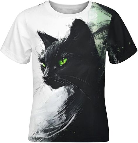 Boys Girls Novelty T-Shirts 3D Graphic Print Shirts Kids Cool Short Sleeve Tees in Saudi Arabia