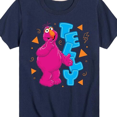 Sesame Street - Telly Monster - Toddler and Youth Short Sleeve Graphic T -Shirt in Kuwait