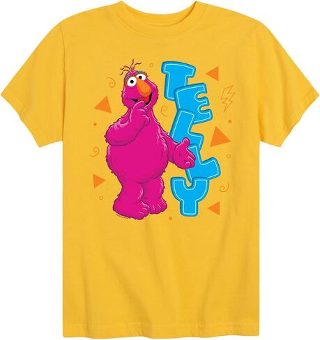Sesame Street - Telly Monster - Toddler and Youth Short Sleeve Graphic T -Shirt in Kuwait