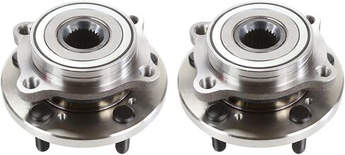 AutoShack Front Wheel Hub Bearing Pair of 2 Driver and Passenger Side Replacement for 2004-2008 2010-2011 Mitsubishi Endeavor 2004-2012 Galant 2006-2012 Eclipse 2.4L 3.8L V6 AWD FWD 5-Lug HB613221PR in Saudi Arabia