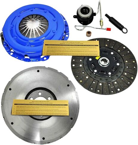 eft Stage 2 Clutch Kit & HD Flywheel for 1991-1992 Jeep Cherokee و Comanche و Wrangler 4.0L - مادة الاحتكاك المكرببة لتحسين الأداء والمتانة - مع ضمان العلامة التجارية لمدة 12 شهرًا in Saudi Arabia