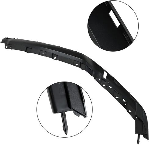 munirater Front Upper Bumper Grille Trim Molding Matt Black Plastic Replacement for 2019-2022 RAM 1500 in Saudi Arabia