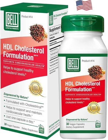 Bell HDL Cholesterol Formulation™, Cholesterol Health Supplement - Cholesterol Lowering Supplements, Proprietary Blend, for Women and Men | 2 Pack in Kuwait