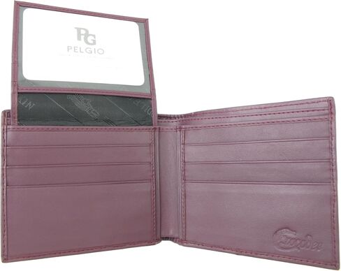 التمساح الأصلي Caiman التمساح الكبير قرن البشرة الجلد الناعمة محفظة Bifold ([A7] - 7 فتحات بطاقة + 2 Windows + 2 مقصورات للفواتير ، تان براون) in Saudi Arabia