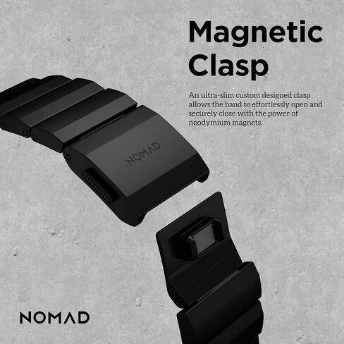 Titanium Apple Watch Band v2 45mm, Titanium Ultra Watch Band with Adjustable Links and Integrated Lugs, Band for Apple Watch Ultra, Compatible with Apple Watch Series 1-10, and SE in Saudi Arabia