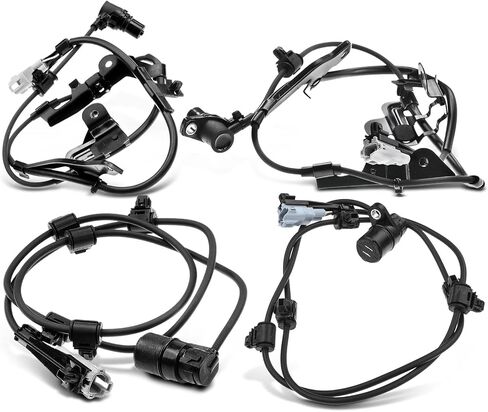 مستشعر سرعة عجلة ABS A-premium متوافق مع نماذج Toyota-Sequoia 2001-2007-أمامي وخلفي ، سائق ومسافر ، مجموعة 4-PC ، استبدل# 89543-0C010 ، 89542-0C010 in Saudi Arabia