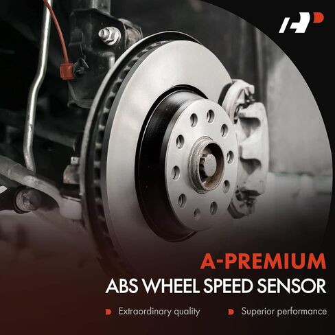 مستشعر سرعة عجلة ABS A-premium متوافق مع نماذج Toyota-Sequoia 2001-2007-أمامي وخلفي ، سائق ومسافر ، مجموعة 4-PC ، استبدل# 89543-0C010 ، 89542-0C010 in Saudi Arabia