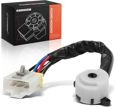 A-Premium Ignition Starter Switch Compatible with Nissan & Infiniti Vehicles - Altima 1994-1997, Sentra 1998-1999, Maxima 1995-1999, 200SX 1998, I30 1996-1999 - 6 Blades, Replace# 487501E411 in Saudi Arabia