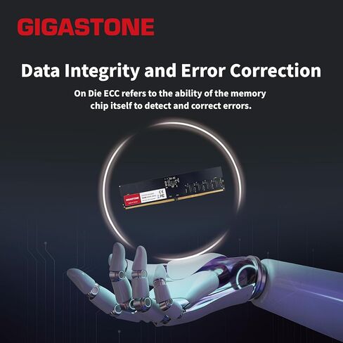 【ذاكرة الوصول العشوائي DDR5】 مجموعة GIGASTONE 128 جيجابايت (4 × 32 جيجابايت) DDR5 4800 ميجاهرتز PC5-38400 CL 40-40-40-77 1.1 فولت UDIMM 288 Pin غير مخزنة وغير ECC ترقية ذاكرة سطح المكتب للكمبيوتر الشخصي عالية الأداء in Saudi Arabia