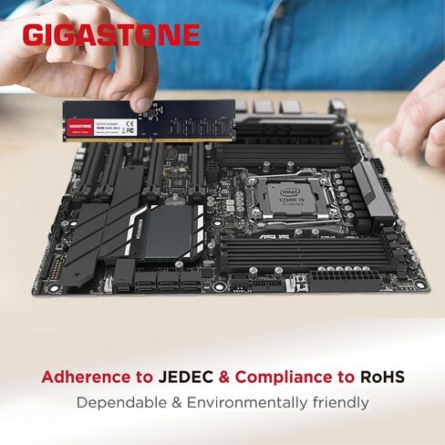 【ذاكرة الوصول العشوائي DDR5】 مجموعة GIGASTONE 128 جيجابايت (4 × 32 جيجابايت) DDR5 4800 ميجاهرتز PC5-38400 CL 40-40-40-77 1.1 فولت UDIMM 288 Pin غير مخزنة وغير ECC ترقية ذاكرة سطح المكتب للكمبيوتر الشخصي عالية الأداء in Saudi Arabia
