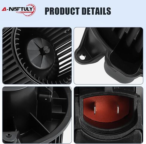 AC BLOWER MOTOR FANS FITS لعام 2005 2006 2007 فورد خمسمائة ، حرة ، V6 3.0L ، 05-07 MERCURY MONTEGO ، استبدال محرك سخان البلاستيك الأمامي HVAC 700177 ، 6F9Z18504A ، 5F9Z19805DA in Kuwait