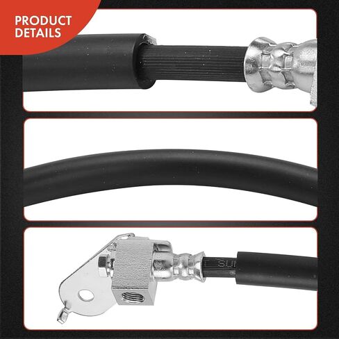 A-Premium Rear Passenger Brake Hydraulic Hose Compatible with Dodge and Chrysler Models - Challenger 2018-2021, Charger 2006-2019, Magnum 2005-2008, 300 2005-2009 - Replace# 4779354AI in Saudi Arabia