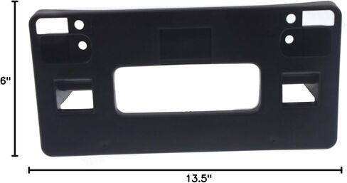 Garage-Pro Front License Plate Bracket for HONDA ACCORD 2008-2012 Base Textured Black Sedan in Saudi Arabia
