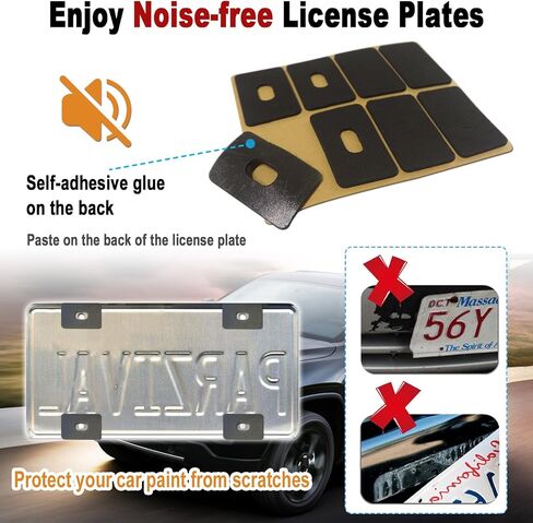 Thin Blue Line License Plate Frames - Aluminum American Flag Police Support with UV Printing, Rustproof Hardware & Black Caps -Back The Blue Design in Saudi Arabia