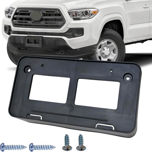 Front License Plate Frame Tag Mounting Bracket Holder Fits for 2016 2017 2018 2019 2020 2021 2022 2023 Toyota Tacoma Replace 7510104011 TO1068134 in Saudi Arabia