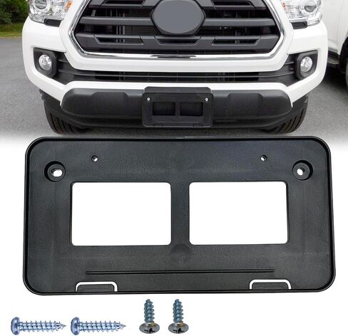 Front License Plate Frame Tag Mounting Bracket Holder Fits for 2016 2017 2018 2019 2020 2021 2022 2023 Toyota Tacoma Replace 7510104011 TO1068134 in Saudi Arabia
