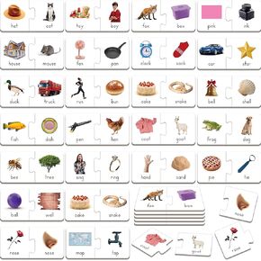 Feelings & Emotions Puzzle Cards, 50PCS Puzzles with Different Moods-Learn to Identify Various Feelings, Learning Toy for Kids with Autism, ADHD -Educational Tools for Therapy, Classroom, Home Use in Kuwait