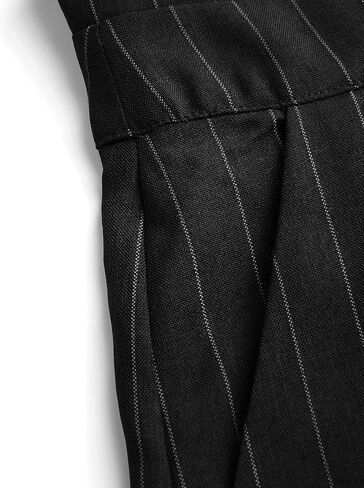 CIDER Womens Pants Striped Pleated Wide Leg Trousers Office Business Casual Mid Waist Button Pants for Women in Saudi Arabia