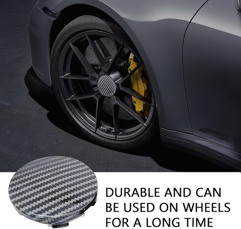 4 PCS CAR CAR CAR CENTER CAP ، CENTER CENTER CAPS CAPS DRINCORTION ، ABS SNAP-in ABS HONDING CENTERNING CENTING CAPS for Rims ، Universal Wheel Caps لمعظم السيارات (ألياف الكربون الأسود) in Saudi Arabia