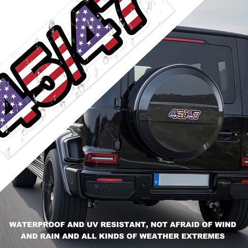 3PCS Trump 45 47 President Stickers, 2024 President Victory Bumper Sticker Waterproof Vinyl Decal, Anti-Fade USA Flag Decals MAGA Trump Merchandise for Vehicle Window Laptop in Saudi Arabia