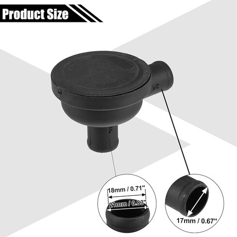 X AUTOHAUX 06A129101A/D Engine Crankcase Vent Valve for Audi A4 for VW Passat for Jetta Golf 1.8T in Saudi Arabia